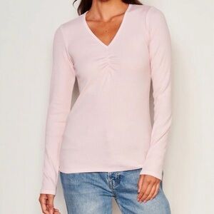 Sundry Women's Long Sleeve Top - Light Pink